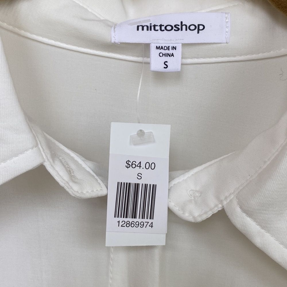 NEW With Tag Tunic Length Button Front Shirt - Picture 5 of 6
